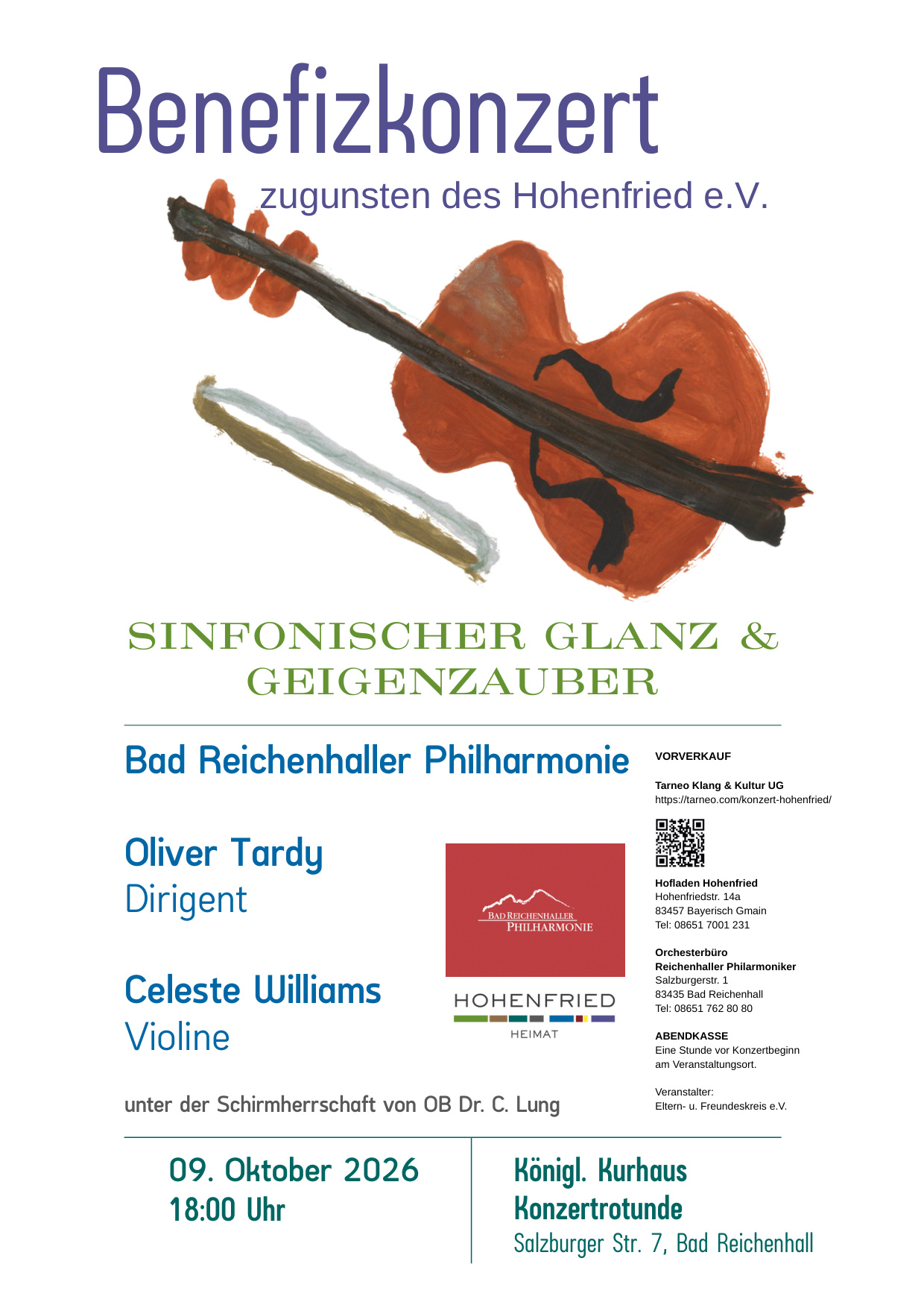 Benefizkonzert für Hohenfried e.V.